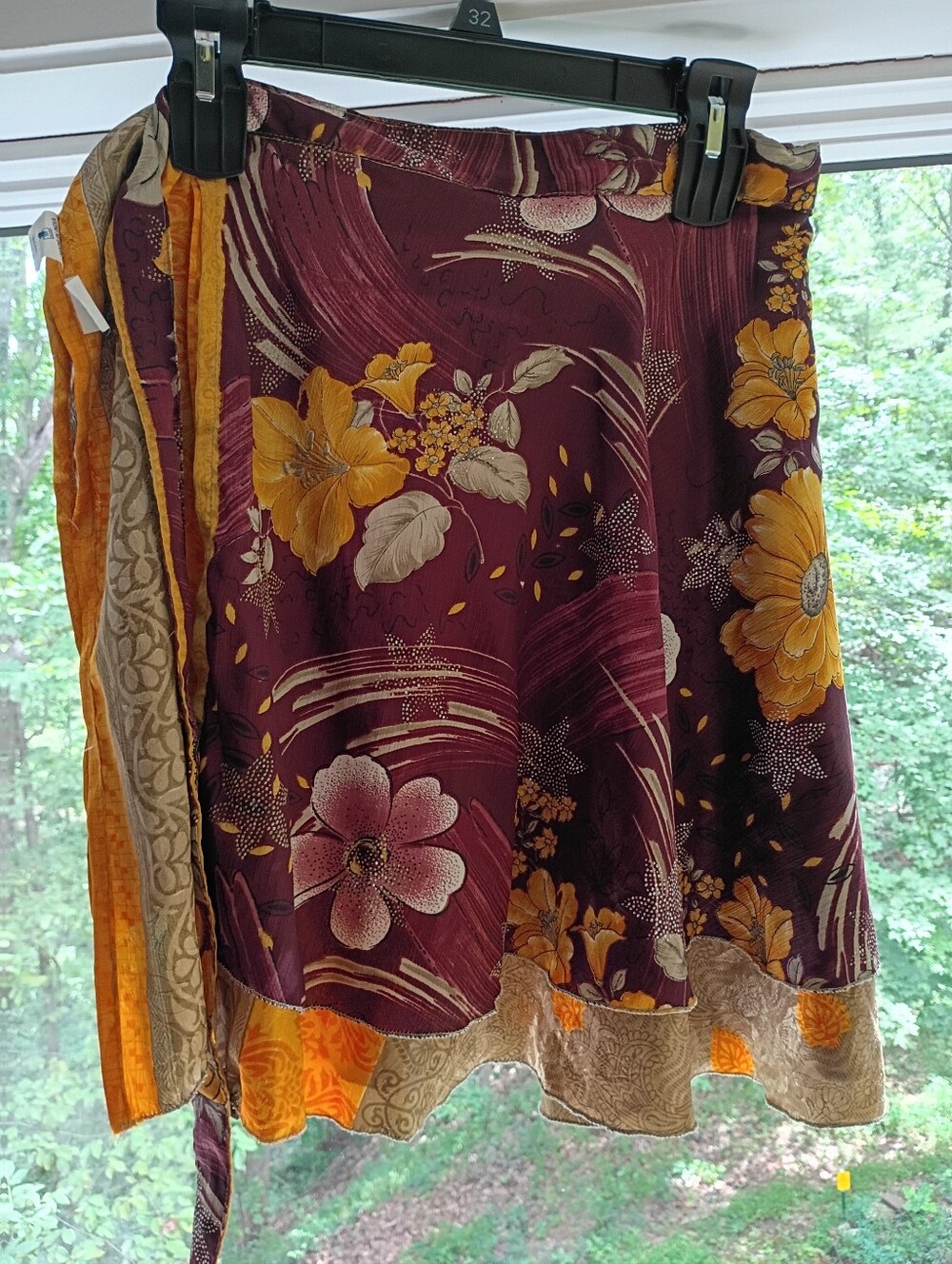 Darn Good Yarn Sari Junior Mini Wrap Skirt - Bedazzled!